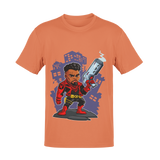 Black Super Hero "Red Bishop" Graphic T-shirt