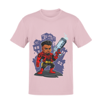 Black Super Hero "Red Bishop" Graphic T-shirt